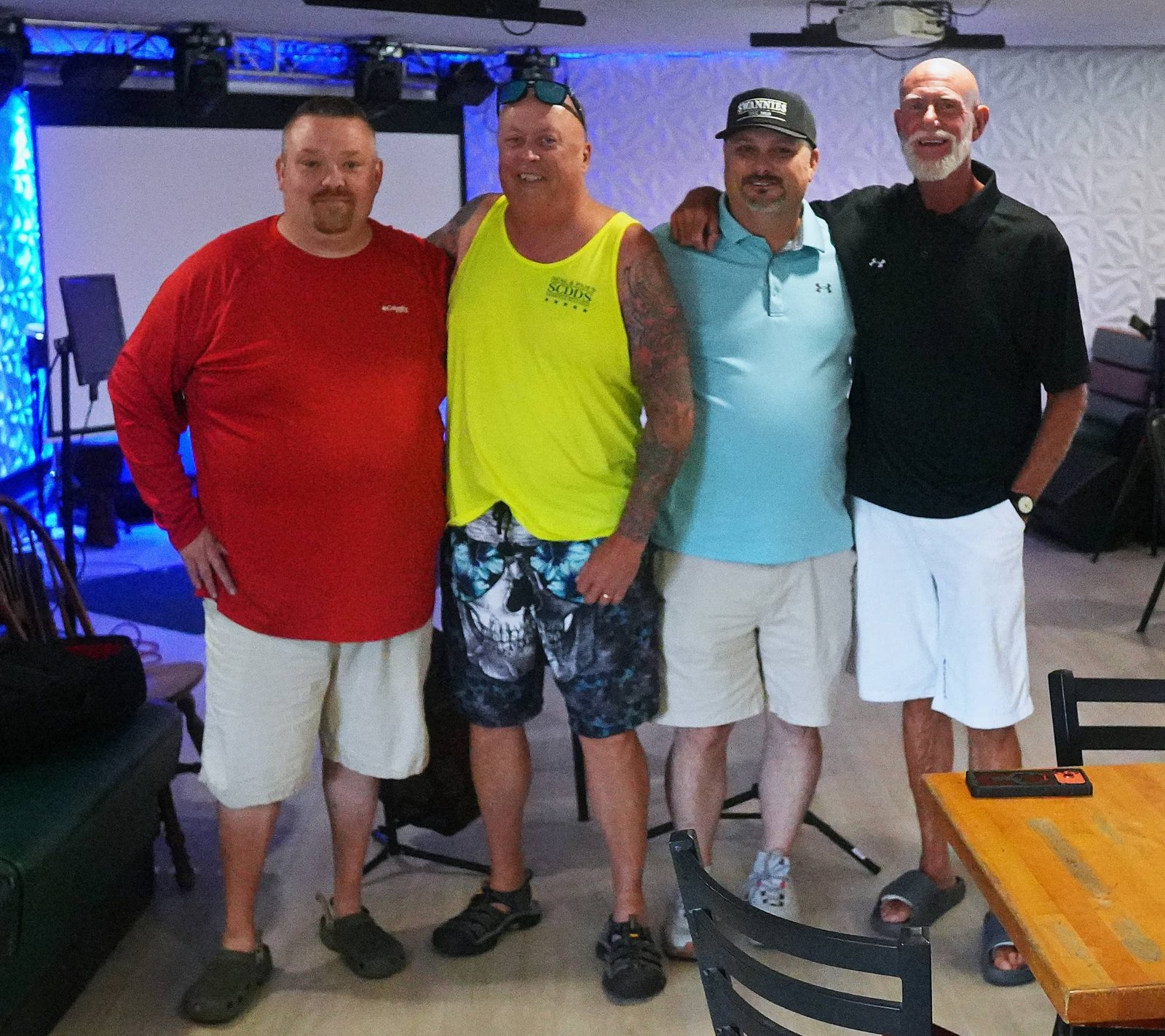 Church leadership, from left to right: Cory Short, Van Blankenship, Kevin Toups, Chuck Linkston